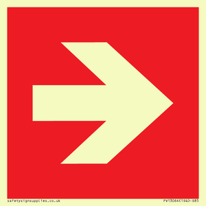 Right arrow (white on red background)